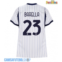 Camisa de time de futebol Inter Milan Nicolo Barella #23 Replicas 2º Equipamento Feminina 2026-27 Manga Curta